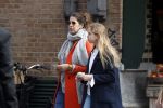Amsterdam 14 april 2018 
Isa Hoes en haar dochter Vlinder eten ijsje