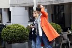 Amsterdam 14 april 2018 
Isa Hoes en haar dochter Vlinder eten ijsje