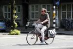 Amsterdam 11 mei 2018 
Ivo Niehe op zijn (dames)fiets