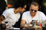 Amsterdam 18 april 2018
Jamai Looman met een vriendin op terras bij v Dam