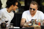 Amsterdam 18 april 2018
Jamai Looman met een vriendin op terras bij v Dam