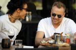 Amsterdam 18 april 2018
Jamai Looman met een vriendin op terras bij v Dam
