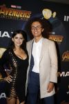 Amsterdam 24 april 2018
Premiere Avengers in pathe Arena. Jordi van den Bussche (kwebbelkop) met zijn vriendin Azzyland