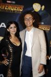 Amsterdam 24 april 2018
Premiere Avengers in pathe Arena. Jordi van den Bussche (kwebbelkop) met zijn vriendin Azzyland