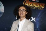 Amsterdam 24 april 2018
Premiere Avengers in pathe Arena. Jordi van den Bussche (kwebbelkop) met zijn vriendin Azzyland