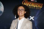 Amsterdam 24 april 2018
Premiere Avengers in pathe Arena. Jordi van den Bussche (kwebbelkop) met zijn vriendin Azzyland