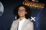 Amsterdam 24 april 2018
Premiere Avengers in pathe Arena. Jordi van den Bussche (kwebbelkop) met zijn vriendin Azzyland
