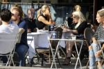 Amsterdam 18 april 2018
Judith osborn met (een) vriend op etrras bij George.