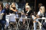 Amsterdam 18 april 2018
Judith osborn met (een) vriend op etrras bij George.