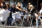Amsterdam 18 april 2018
Judith osborn met (een) vriend op etrras bij George.