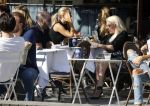 Amsterdam 18 april 2018
Judith osborn met (een) vriend op etrras bij George.