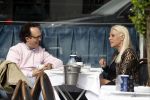 Amsterdam 23 april 2018
Judith Osborn met (een) vriend op straat en op terras bij George in Amsterdam zuid.