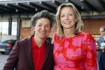 Amsterdam 18 april 2018
 Koning Willem-Alexander en koningin Maxima wonen de premiere bij van Gurre-Lieder in de Nationale Opera & Ballet in de stopera. Kajsa Ollongren met partner Irene v d Brekel