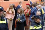 Groningen 27 april 2018
Koningsdag in Groningen met Koning Willem Alexander Koningin Maxima Prinses Amalia Prinses Alexia en Prinses Ariane