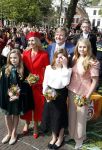 Groningen 27 april 2018
Koningsdag in Groningen met Koning Willem Alexander Koningin Maxima Prinses Amalia Prinses Alexia en Prinses Ariane