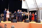 Groningen 27 april 2018
Koningsdag in Groningen met Koning Willem Alexander Koningin Maxima Prinses Amalia Prinses Alexia en Prinses Ariane