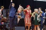 Groningen 27 april 2018
Koningsdag in Groningen met Koning Willem Alexander Koningin Maxima Prinses Amalia Prinses Alexia en Prinses Ariane