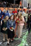 Groningen 27 april 2018
Koningsdag in Groningen met Koning Willem Alexander Koningin Maxima Prinses Amalia Prinses Alexia en Prinses Ariane
