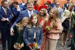 Groningen 27 april 2018
Koningsdag in Groningen met Koning Willem Alexander Koningin Maxima Prinses Amalia Prinses Alexia en Prinses Ariane