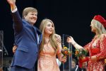 Groningen 27 april 2018
Koningsdag in Groningen met Koning Willem Alexander Koningin Maxima prinses Amalia