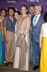 Amsterdam 16 april 2018
Premiere the color purple in de NDSM loods. Koningin Maxima met de cast waaronder Kenneth Herdigein