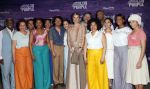 Amsterdam 16 april 2018
Premiere the color purple in de NDSM loods. Koningin Maxima met de cast waaronder Kenneth Herdigein