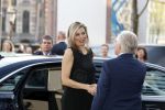 Amsterdam 18 april 2018
 Koning Willem-Alexander en koningin Maxima wonen de premiere bij van Gurre-Lieder in de Nationale Opera & Ballet in de stopera.