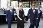 Amsterdam 18 april 2018
 Koning Willem-Alexander en koningin Maxima wonen de premiere bij van Gurre-Lieder in de Nationale Opera & Ballet in de stopera.