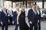 Amsterdam 18 april 2018
 Koning Willem-Alexander en koningin Maxima wonen de premiere bij van Gurre-Lieder in de Nationale Opera & Ballet in de stopera.