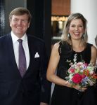 Amsterdam 18 april 2018
 Koning Willem-Alexander en koningin Maxima wonen de premiere bij van Gurre-Lieder in de Nationale Opera & Ballet in de stopera.
