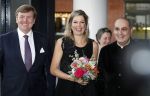 Amsterdam 18 april 2018
 Koning Willem-Alexander en koningin Maxima wonen de premiere bij van Gurre-Lieder in de Nationale Opera & Ballet in de stopera.