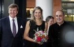 Amsterdam 18 april 2018
 Koning Willem-Alexander en koningin Maxima wonen de premiere bij van Gurre-Lieder in de Nationale Opera & Ballet in de stopera.