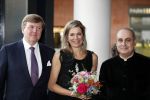 Amsterdam 18 april 2018
 Koning Willem-Alexander en koningin Maxima wonen de premiere bij van Gurre-Lieder in de Nationale Opera & Ballet in de stopera.