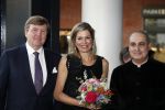 Amsterdam 18 april 2018
 Koning Willem-Alexander en koningin Maxima wonen de premiere bij van Gurre-Lieder in de Nationale Opera & Ballet in de stopera.