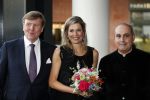 Amsterdam 18 april 2018
 Koning Willem-Alexander en koningin Maxima wonen de premiere bij van Gurre-Lieder in de Nationale Opera & Ballet in de stopera.