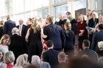 Amsterdam 18 april 2018
 Koning Willem-Alexander en koningin Maxima wonen de premiere bij van Gurre-Lieder in de Nationale Opera & Ballet in de stopera.