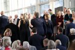Amsterdam 18 april 2018
 Koning Willem-Alexander en koningin Maxima wonen de premiere bij van Gurre-Lieder in de Nationale Opera & Ballet in de stopera.