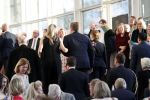 Amsterdam 18 april 2018
 Koning Willem-Alexander en koningin Maxima wonen de premiere bij van Gurre-Lieder in de Nationale Opera & Ballet in de stopera.