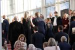 Amsterdam 18 april 2018
 Koning Willem-Alexander en koningin Maxima wonen de premiere bij van Gurre-Lieder in de Nationale Opera & Ballet in de stopera.