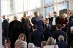 Amsterdam 18 april 2018
 Koning Willem-Alexander en koningin Maxima wonen de premiere bij van Gurre-Lieder in de Nationale Opera & Ballet in de stopera.