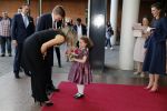 Amsterdam 18 april 2018
 Koning Willem-Alexander en koningin Maxima wonen de premiere bij van Gurre-Lieder in de Nationale Opera & Ballet in de stopera.