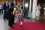 Amsterdam 18 april 2018
 Koning Willem-Alexander en koningin Maxima wonen de premiere bij van Gurre-Lieder in de Nationale Opera & Ballet in de stopera.