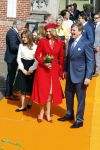 Groningen 27 april 2018
Koningsdag in Groningen met Koning Willem Alexander Koningin Maxima prinses Amalia Arian Alexia . Verder ook aanwezig Prins Maurits Prinses Marilene Prins Bernhard Prinses Annette Prins Floris Prinses Aimee en prins Pieter Christiaan.