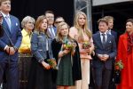 Groningen 27 april 2018
Koningsdag in Groningen met Koning Willem Alexander Koningin Maxima prinses Amalia Arian Alexia . Verder ook aanwezig Prins Maurits Prinses Marilene Prins Bernhard Prinses Annette Prins Floris Prinses Aimee en prins Pieter Christiaan.