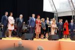 Groningen 27 april 2018
Koningsdag in Groningen met Koning Willem Alexander Koningin Maxima prinses Amalia Arian Alexia . Verder ook aanwezig Prins Maurits Prinses Marilene Prins Bernhard Prinses Annette Prins Floris Prinses Aimee en prins Pieter Christiaan.