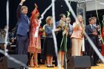 Groningen 27 april 2018
Koningsdag in Groningen met Koning Willem Alexander Koningin Maxima prinses Amalia Arian Alexia . Verder ook aanwezig Prins Maurits Prinses Marilene Prins Bernhard Prinses Annette Prins Floris Prinses Aimee en prins Pieter Christiaan.