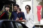 Amsterdam 14 april 2018
Kristina Bazilovic en haar man met kinderen