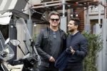 Amsterdam 14 april 2018
Leco v Zadelhoff met zijn vriend Carlos op de cornelis schuytstraat.