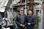 Amsterdam 14 april 2018
Leco v Zadelhoff met zijn vriend Carlos op de cornelis schuytstraat.