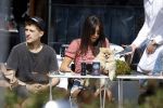 Amsterdam 19 april 2018
Lil Kleine met zijn vriendin jamie Vaes op terras bij George